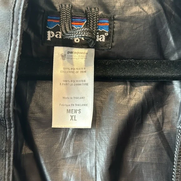 Patagonia Rubicon Rider puffer hooded jacket insulated men size xl black - Picture 9 of 10